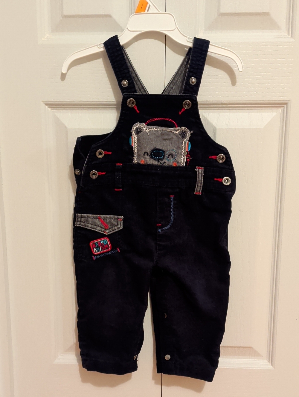 Souris Mini Baby Navy Overall